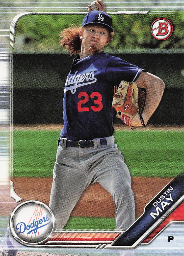2019 Bowman Baseball Prospects Dustin May #BP-80