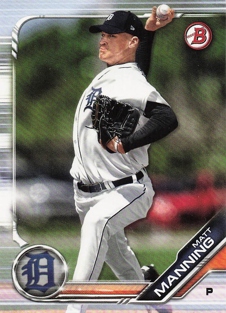 2019 Bowman Baseball Prospects Matt Manning #BP-85