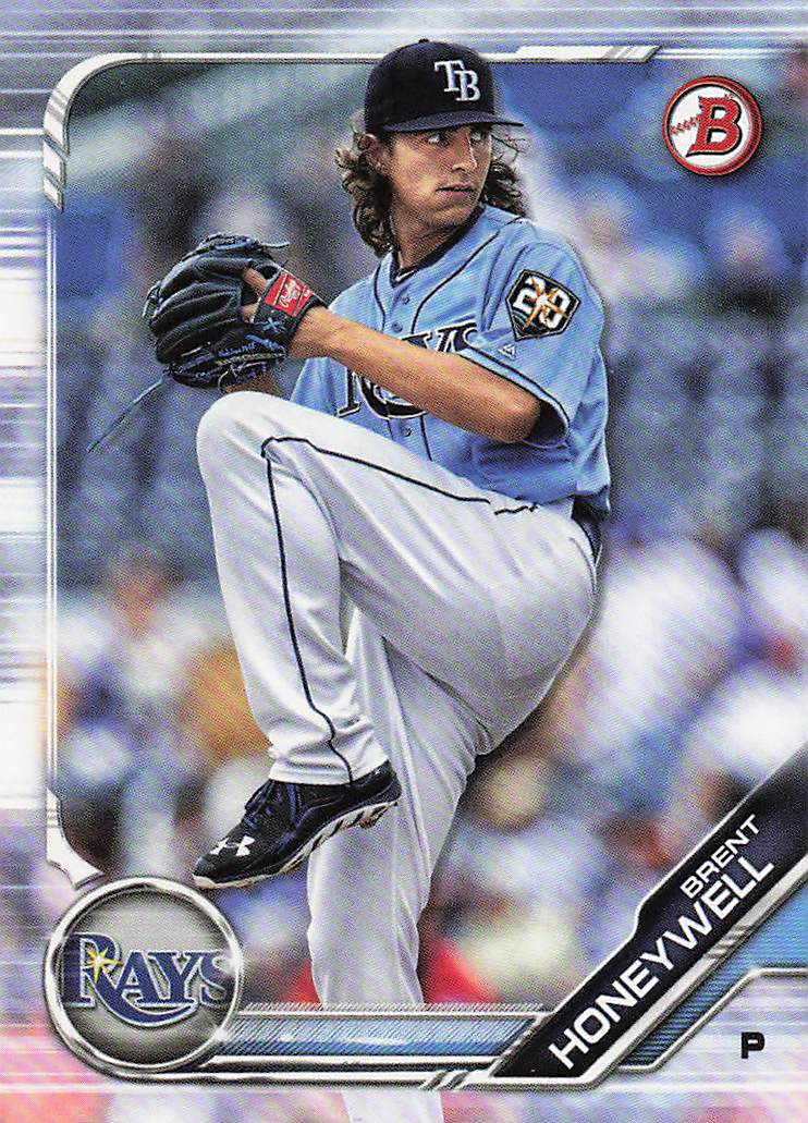 2019 Bowman Baseball Prospects Brent Honeywell #BP-88