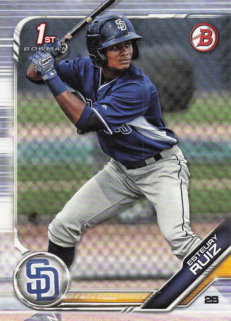 2019 Bowman Baseball Prospects Esteury Ruiz #BP-89