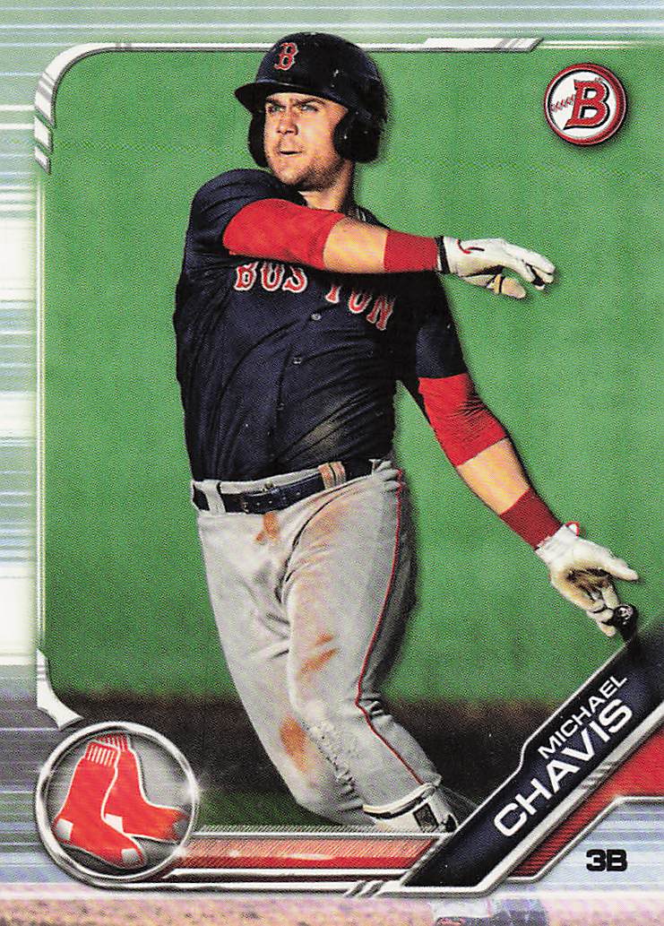 2019 Bowman Baseball Prospects Michael Chavis #BP-92