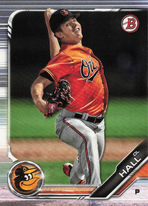 2019 Bowman Baseball Prospects DL Hall #BP-139