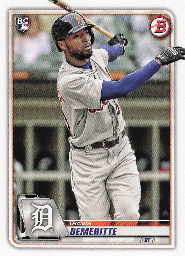 2020 Bowman Baseball Travis Demeritte #16 Rookie