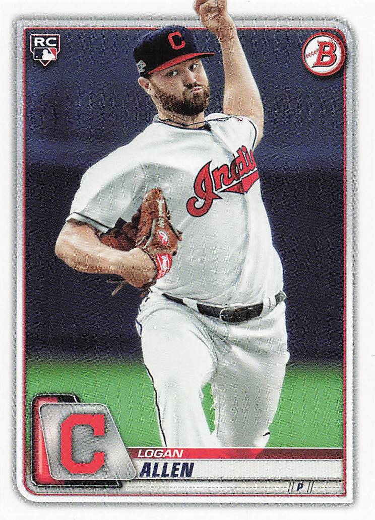 2020 Bowman Baseball Logan Allen #35 Rookie