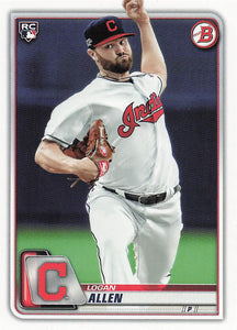 2020 Bowman Baseball Logan Allen #35 Rookie