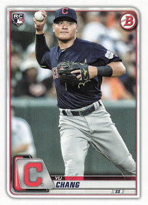 2020 Bowman Baseball Yu Chang #66 Rookie
