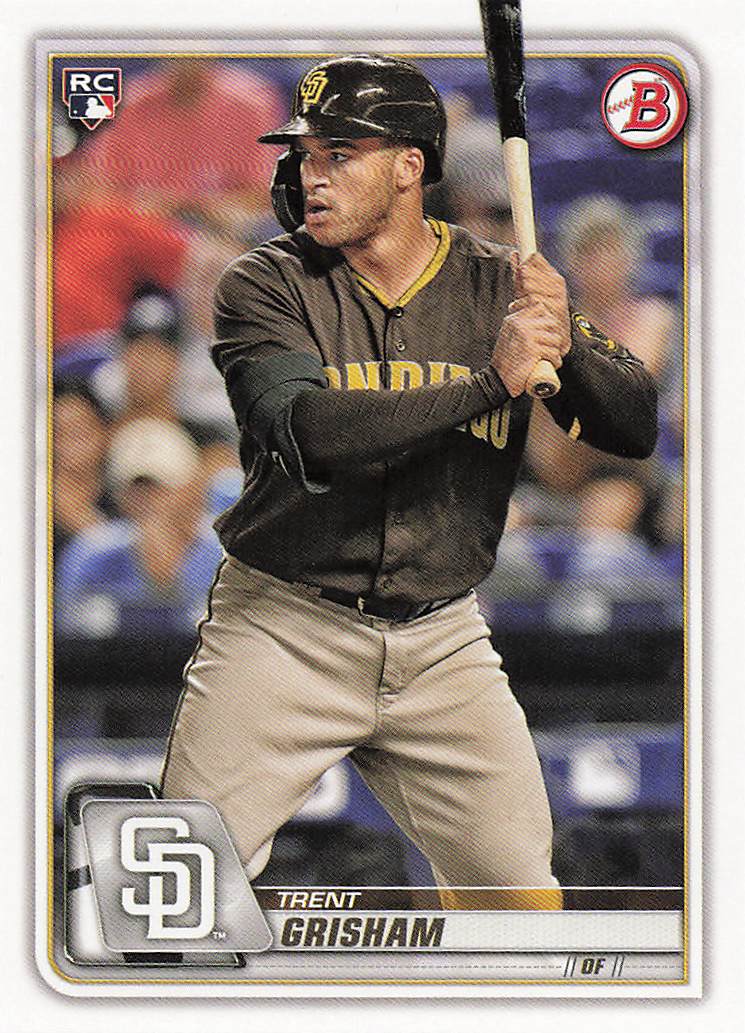 2020 Bowman Baseball Trent Grisham #83 Rookie