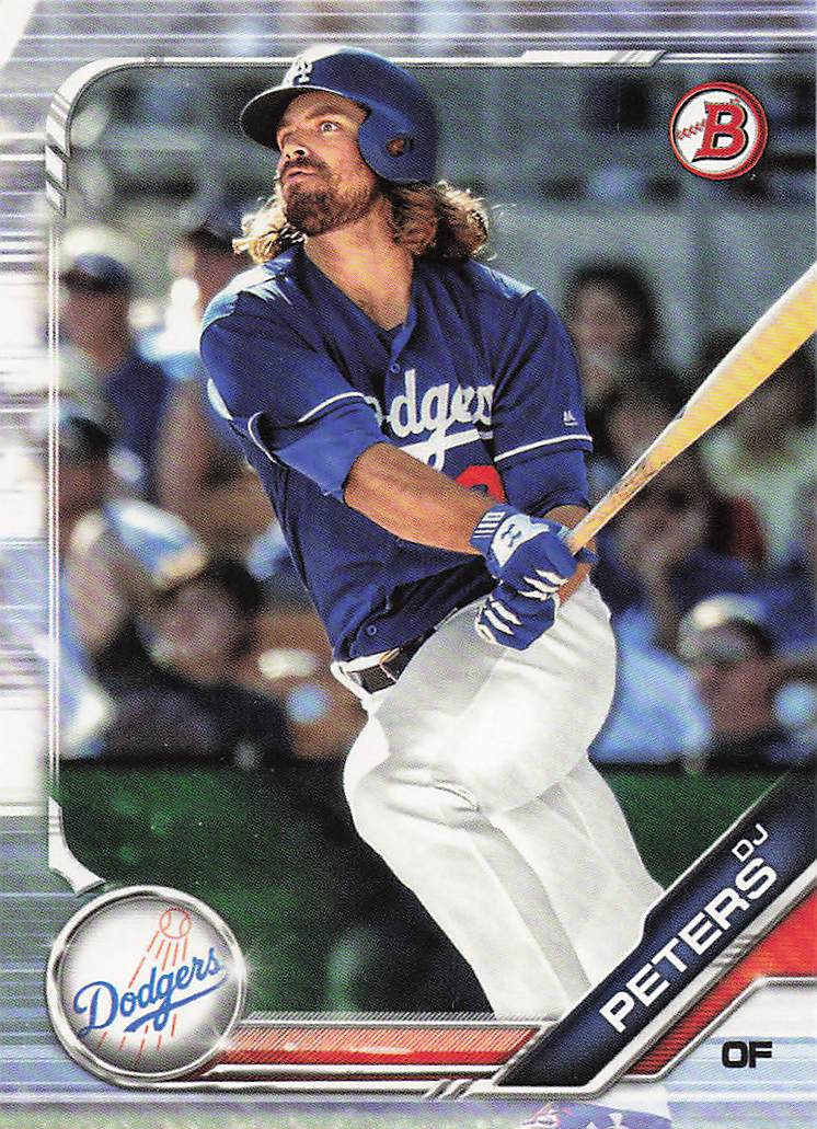 2019 Bowman Baseball Prospects DJ Peters #BP-124