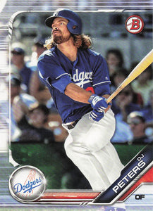 2019 Bowman Baseball Prospects DJ Peters #BP-124