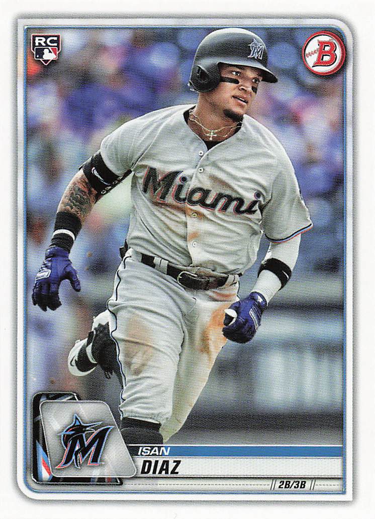 2020 Bowman Baseball Isan Diaz #5 Rookie