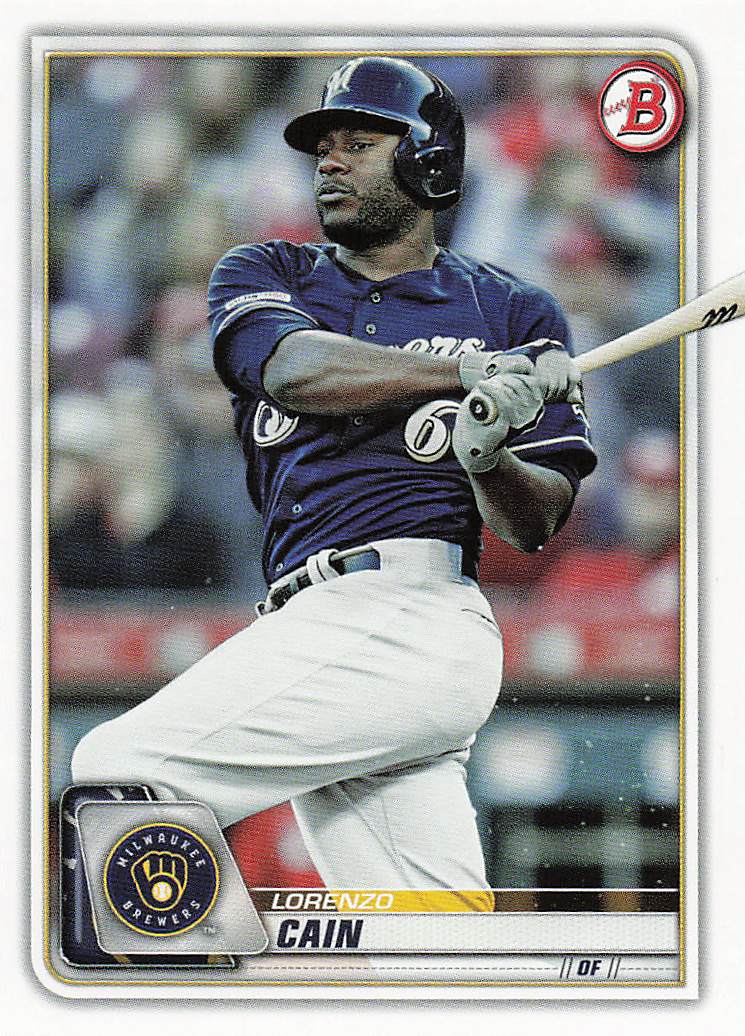 2020 Bowman Baseball Lorenzo Cain #28