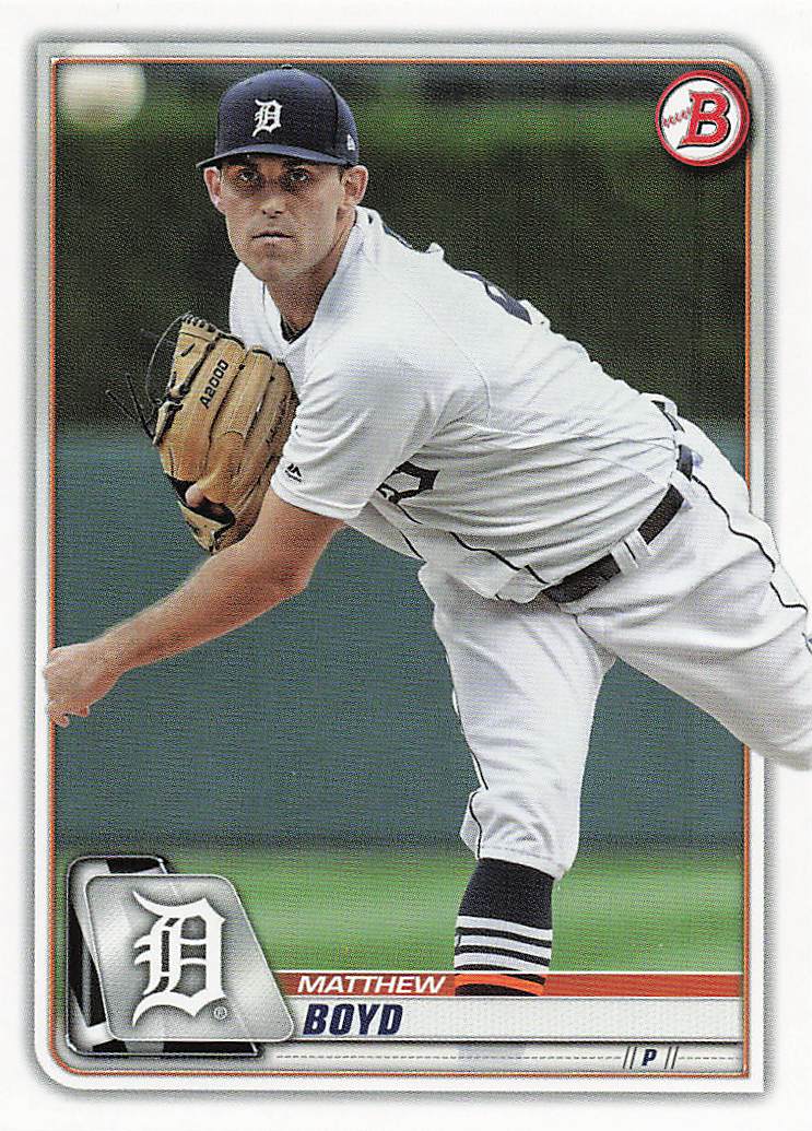 2020 Bowman Baseball Matthew Boyd #30