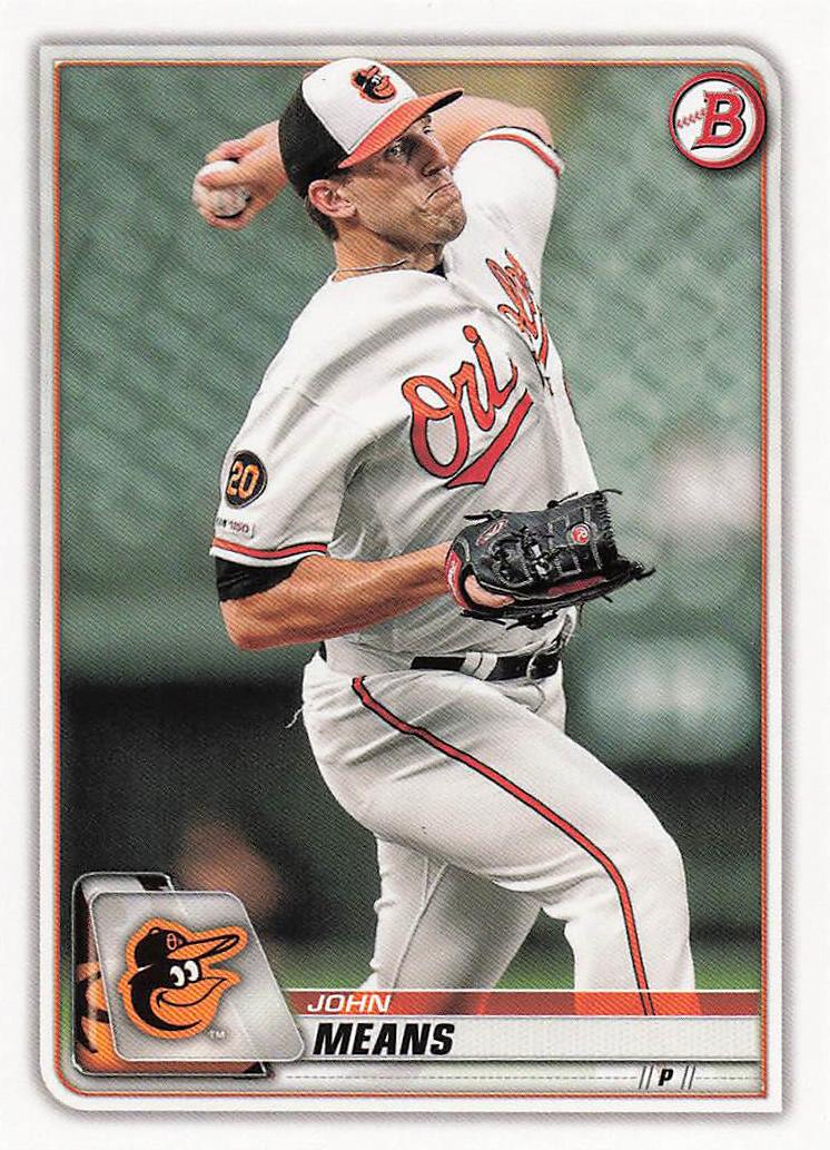 2020 Bowman Baseball John Means #34