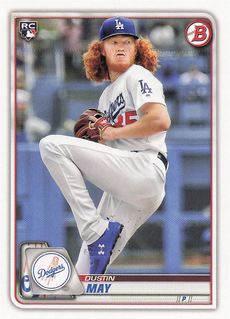 2020 Bowman Baseball Dustin May #38 Rookie