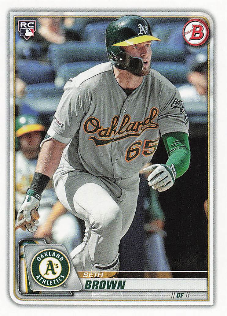 2020 Bowman Baseball Seth Brown #44 Rookie