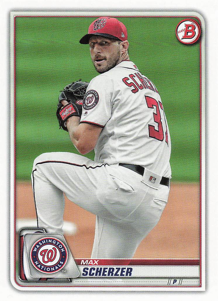2020 Bowman Baseball Max Scherzer #53