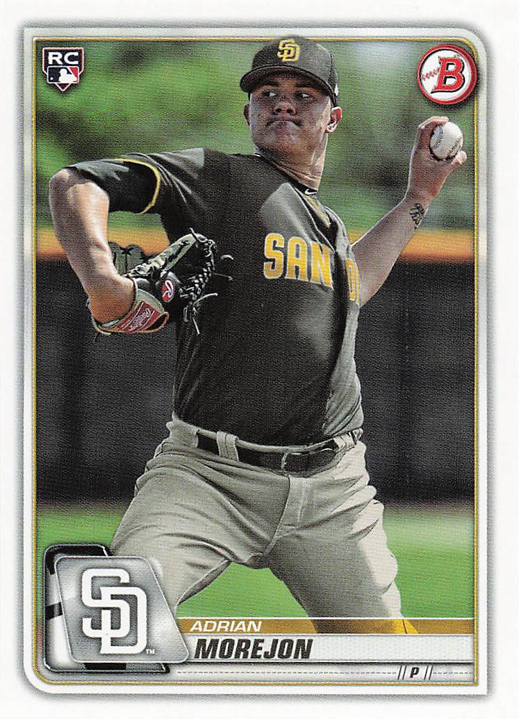 2020 Bowman Baseball Adrian Morejon #65 Rookie