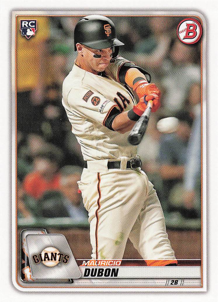 2020 Bowman Baseball Mauricio Dubon #76 Rookie