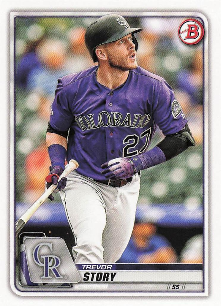 2020 Bowman Baseball Trevor Story #82
