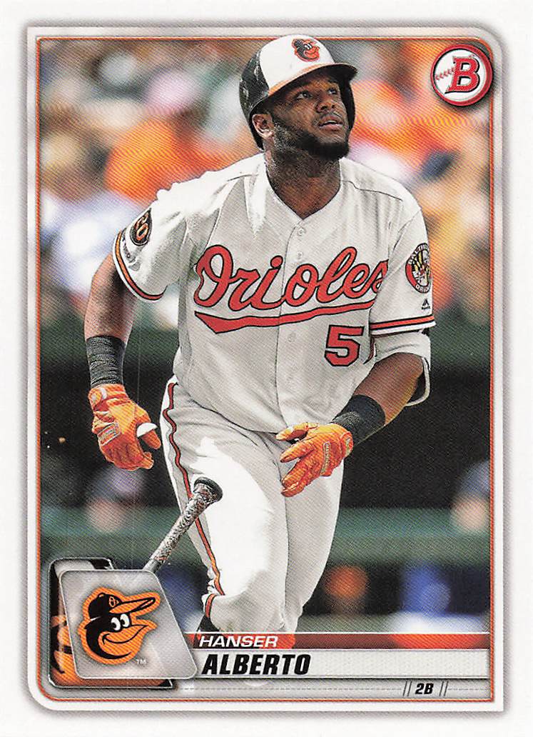 2020 Bowman Baseball Hanser Alberto #87