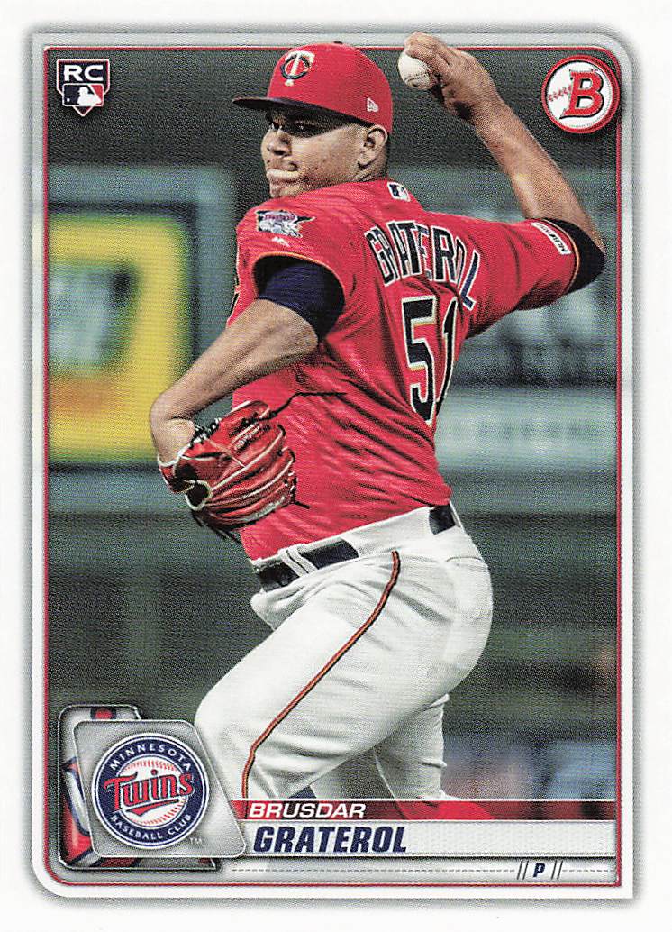 2020 Bowman Baseball Brusdar Graterol #89 Rookie