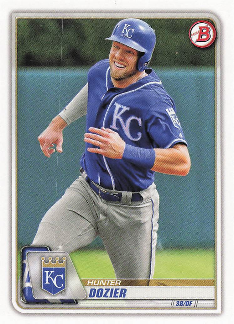 2020 Bowman Baseball Hunter Dozier #91