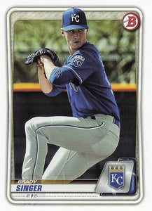 2020 Bowman Baseball Prospects Brady Singer #BP-42