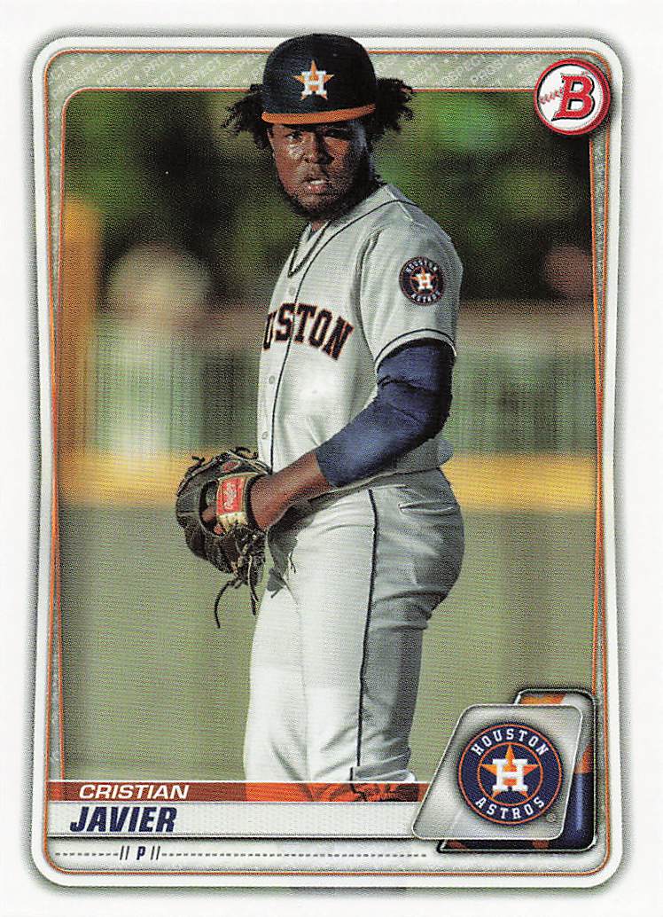 2020 Bowman Baseball Prospects Cristian Javier #BP-56