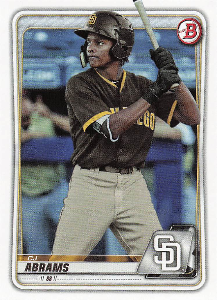 2020 Bowman Baseball Prospects CJ Abrams #BP-62