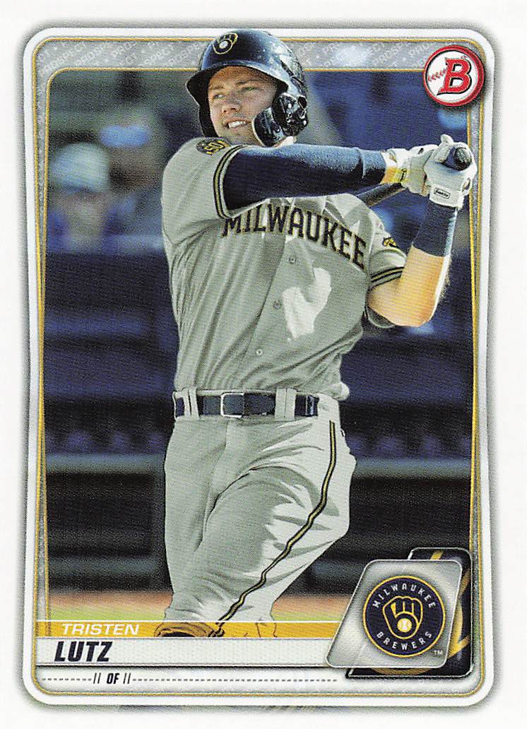 2020 Bowman Baseball Prospects Tristen Lutz #BP-81