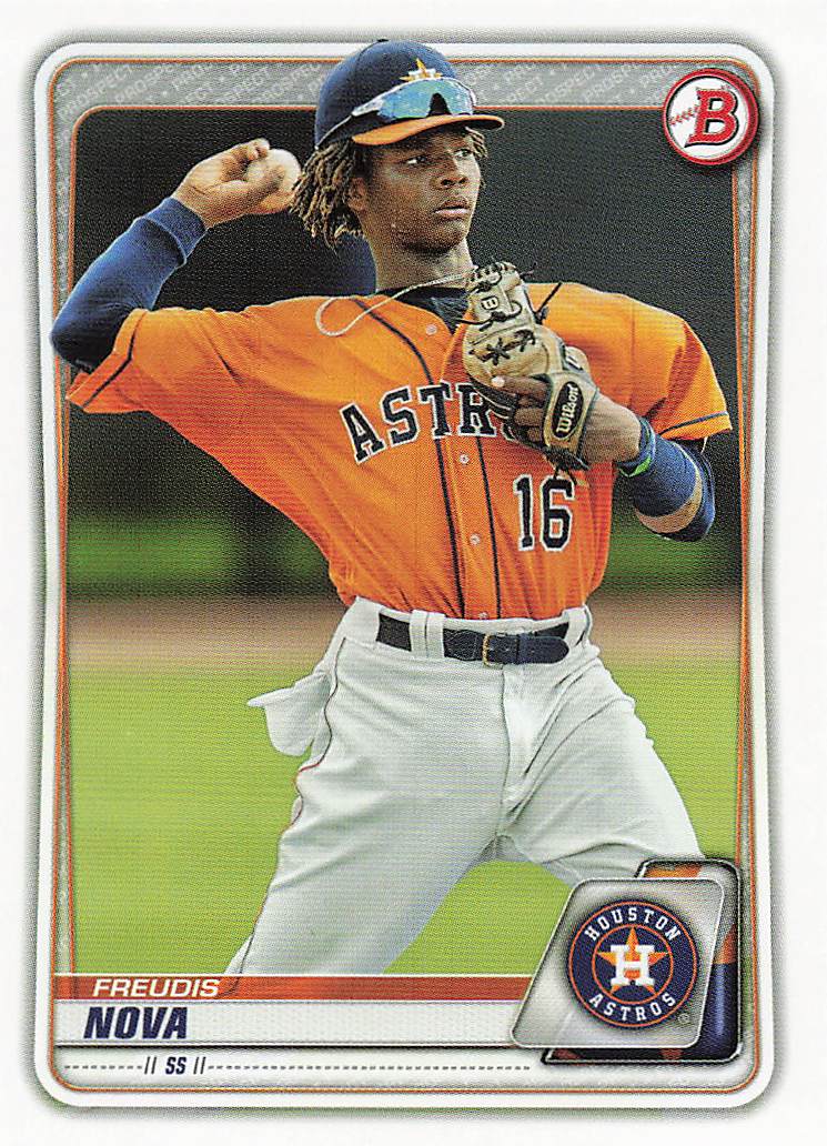 2020 Bowman Baseball Prospects Freudis Nova #BP-82