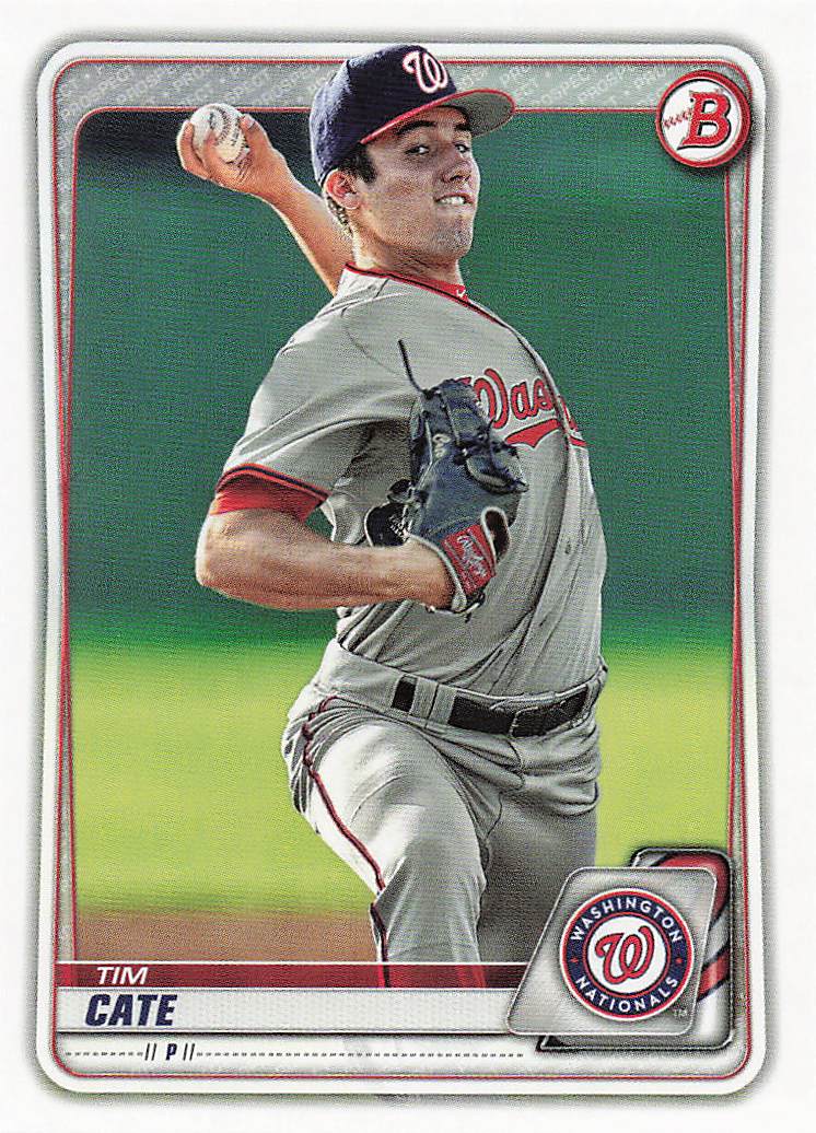2020 Bowman Baseball Tim Cate #BCP-83
