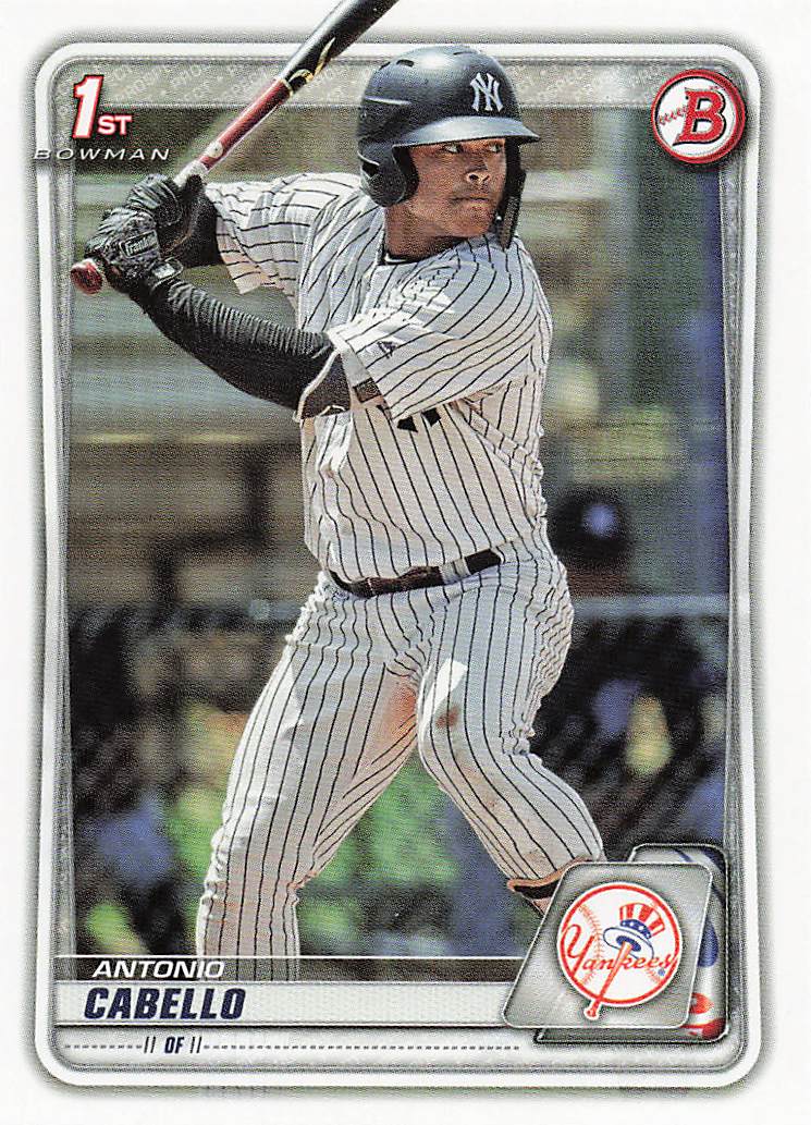 2020 Bowman Baseball Prospects Antonio Cabello #BP-85