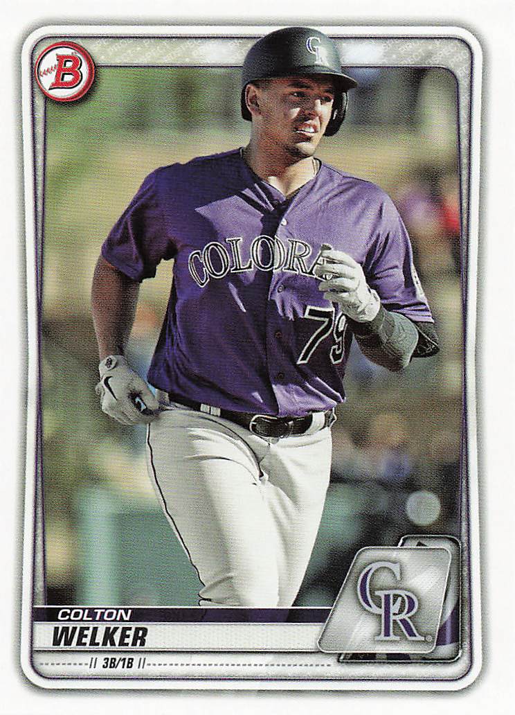 2020 Bowman Baseball Colton Welker #BP-87