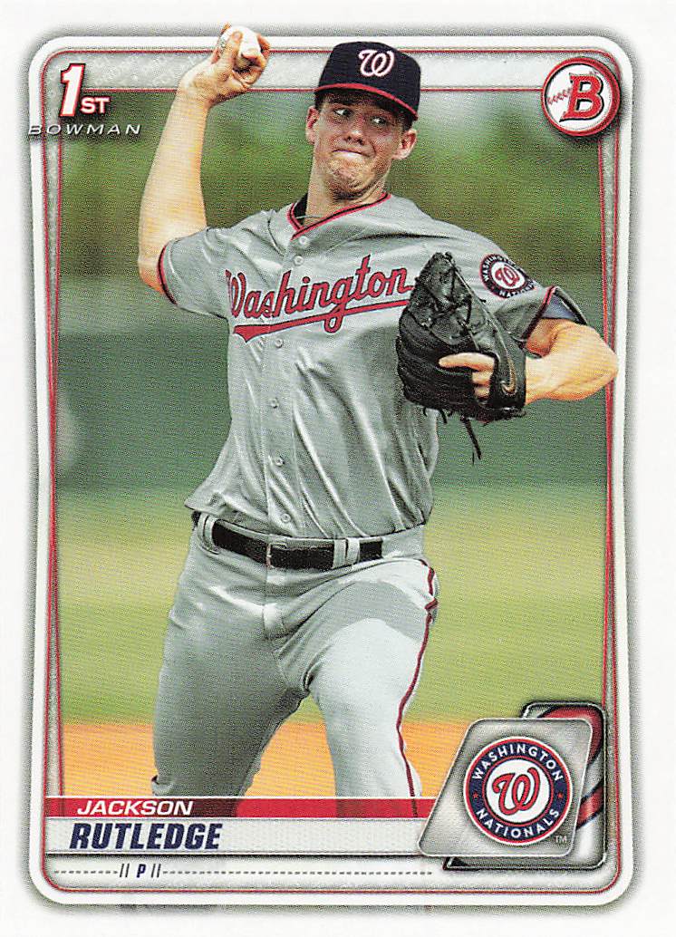 2020 Bowman Baseball Jackson Rutledge #BP-91
