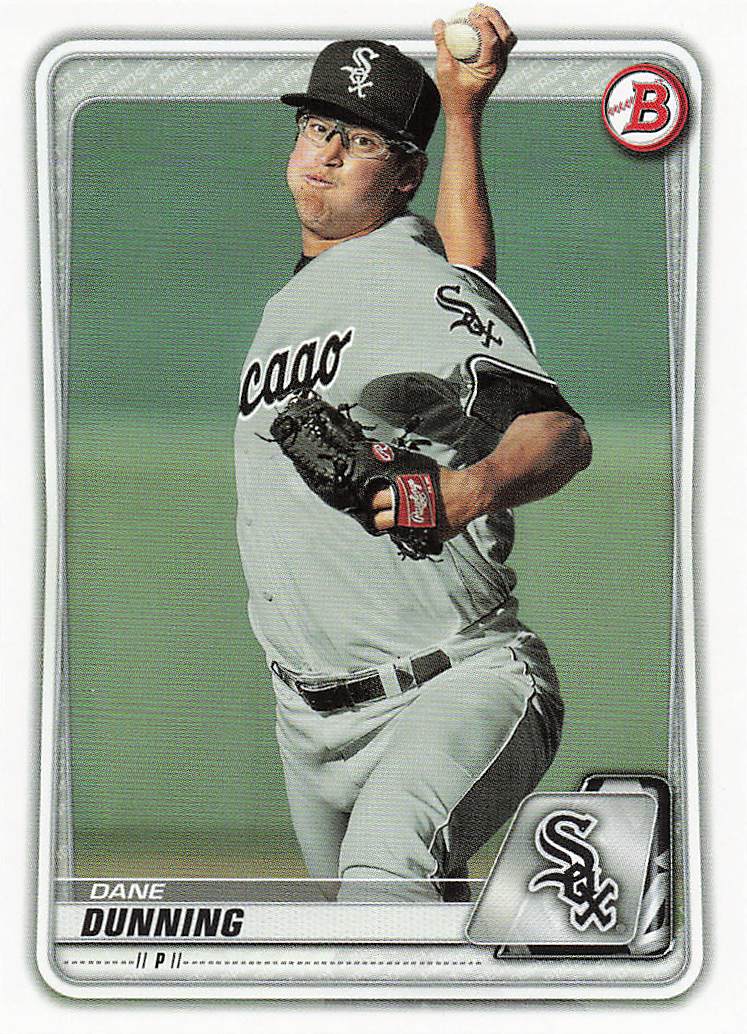 2020 Bowman Baseball Prospects Dane Dunning #BP-92