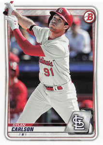2020 Bowman Baseball Prospects Dylan Carlson #BP-106