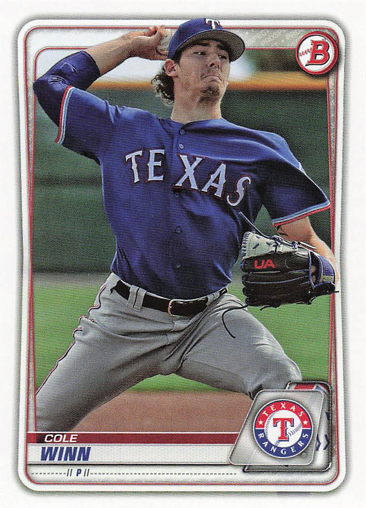 2020 Bowman Baseball Prospects Cole Winn #BP-107