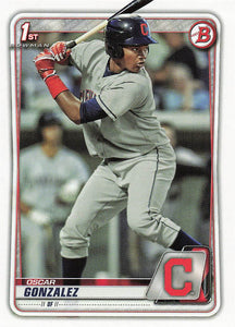 2020 Bowman Baseball Prospects Oscar Gonzalez #BP-109