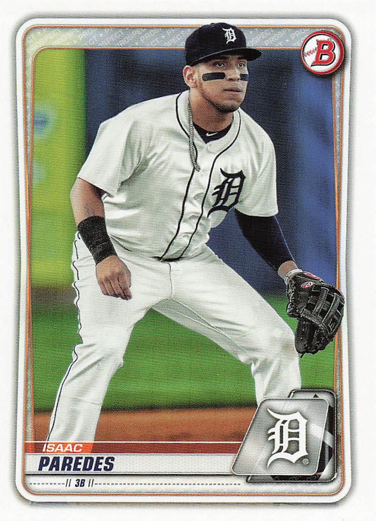 2020 Bowman Baseball Prospects Isaac Paredes #BP-120