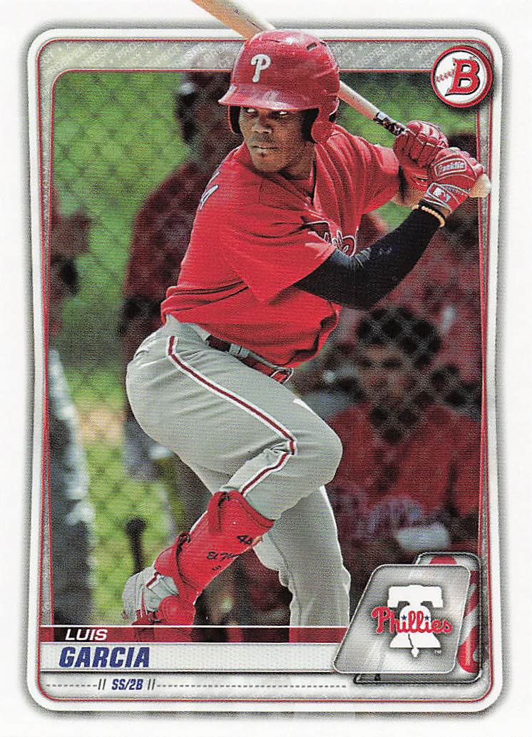 2020 Bowman Baseball Prospects Luis Garcia #BP-126