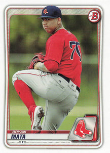 2020 Bowman Baseball Prospects Bryan Mata #BP-128