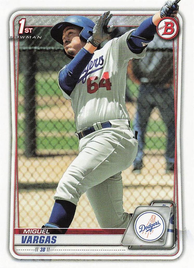 2020 Bowman Baseball Prospects Miguel Vargas #BP-131