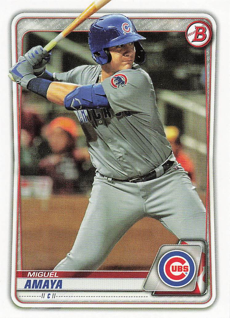 2020 Bowman Baseball Prospects Miguel Amaya #BP-136