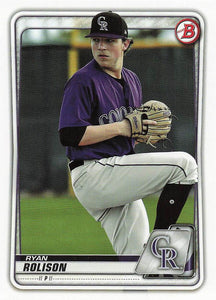 2020 Bowman Baseball Prospects Ryan Rolison #BP-137