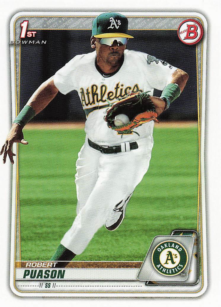 2020 Bowman Baseball Prospects Robert Puason #BP-145