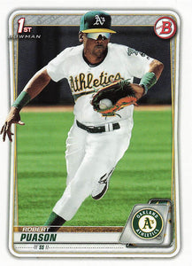 2020 Bowman Baseball Prospects Robert Puason #BP-145