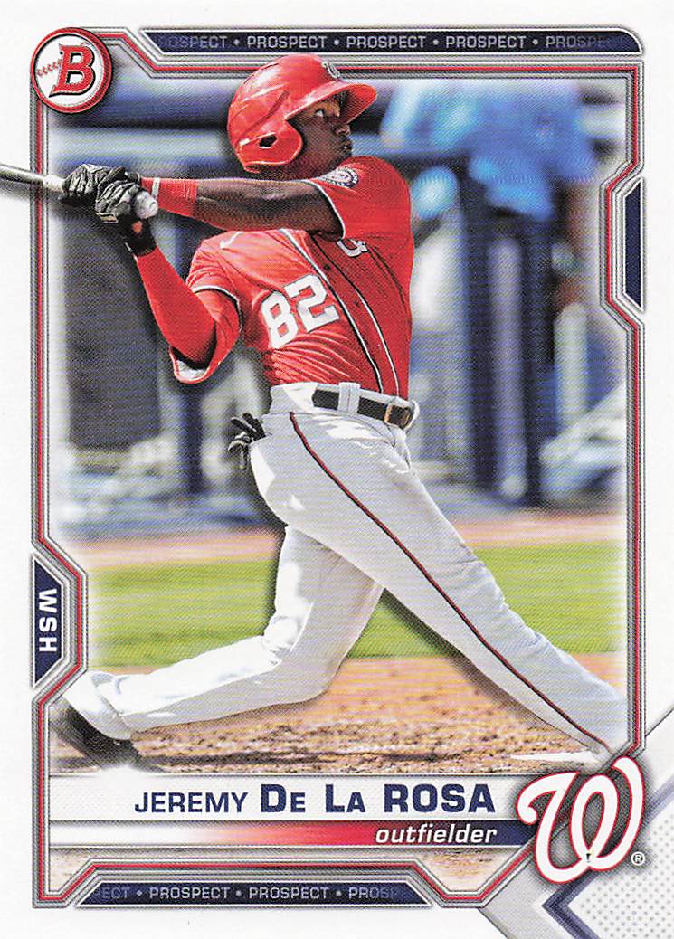 2021 Bowman Draft Baseball Jeremy De La Rosa #BD-2