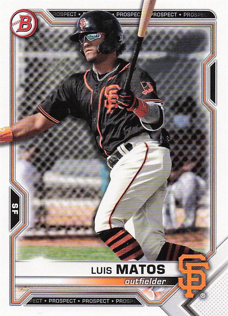 2021 Bowman Draft Baseball Luis Matos #BD-5