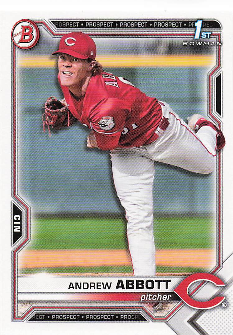 2021 Bowman Draft Baseball Andrew Abbott #BD-8